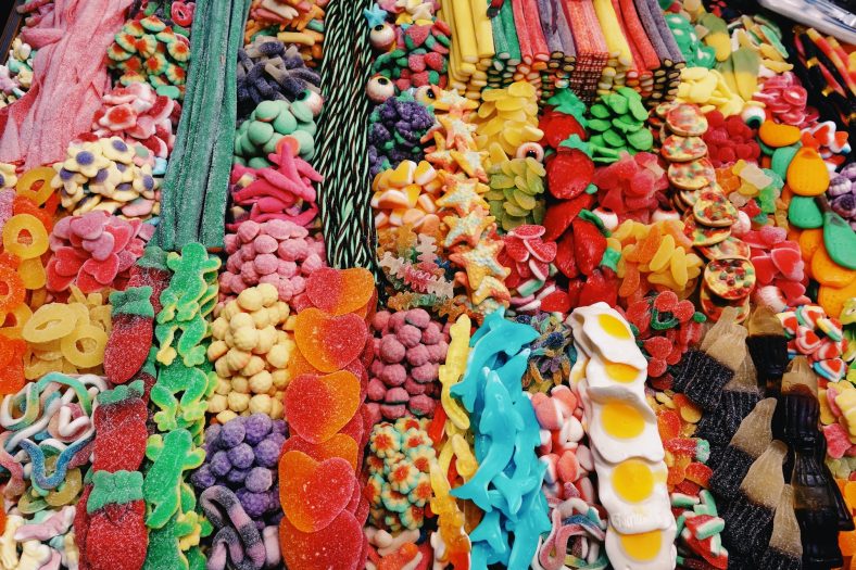 selection of jelly sweets